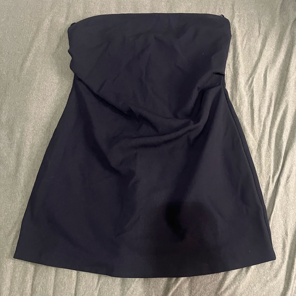 Zara Black Strapless Dress